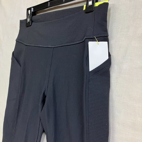 A New Day Women's Small Black High Rise Faux Leather Leggings Ankle Zip Slim Fit - Picture 9 of 13